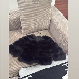 Luxurious Black Fur Jacket